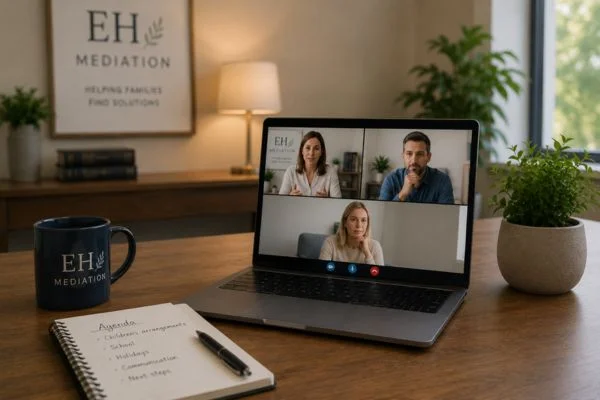 child access mediation Carnforth online meeting.